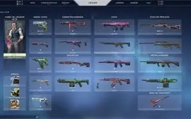 Conta Valorant Ouro 3 com skins