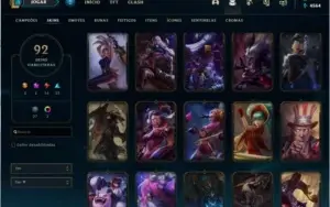 CONTA GOLD III -- 92 SKINS -- S7