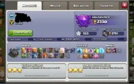 Clash of clans cv 9 quase full