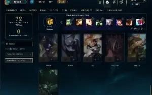 Esmeralda 1 com 40 Champs e 4 Skins
