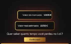 Conta antiga, com quase todos os campeões