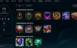 Conta League of Legends Full Acesso - 78 Champs e 13 Skins
