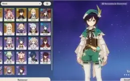 Zhongli, Venti, Mona, Keqing e Jean + 3 armas 5
