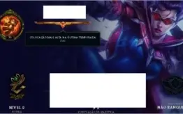 Conta todos os campeões skins rara king rammus kayle juiza