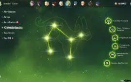 Genshin Impact Dehya+Bis, Ayaka e Baculo das areias escarlat