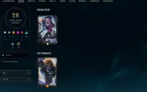 Conta de LOL Silver quase todos os campeoes e jinx exalted