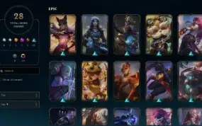 Conta de LOL Silver quase todos os campeoes e jinx exalted