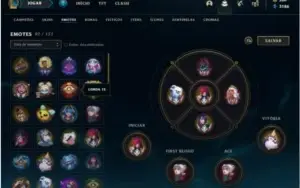 Conta d1, com icone de desafiante e 228 skins