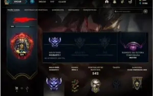 Conta d1, com icone de desafiante e 228 skins