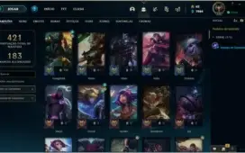 CONTA LOL MAIN TOP ANTIGA!! 137 SKINS OTIMAA E BARATA