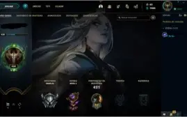 CONTA LOL MAIN TOP ANTIGA!! 137 SKINS OTIMAA E BARATA