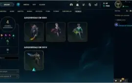 CONTA LOL MAIN TOP ANTIGA!! 137 SKINS OTIMAA E BARATA