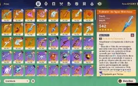 A conta mais bonita do Site - Genshin + Honkai | HuTao c4 ++
