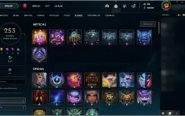 Conta League of Legends Diamante 5 (Borda de Diamante 3)