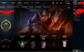 Conta no Lol nvl 119 com 95 skins  e 122 champions