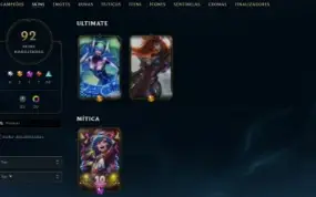 Conta League of Legends Full Acesso - 135 Champs e 92 Skins