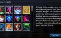 CONTA LOL OURO 4 COM BORDA S6 E SKINS LENDÁRIAS