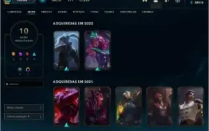 conta lol diamante dropou mestre inatividade