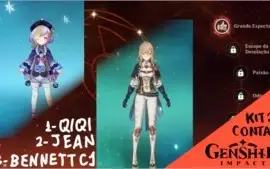 2 5⭐ 3 CONTAS AR5 GENSHIN(PREÇO DE UMA)2 5⭐