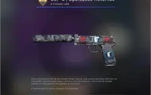 Skin USP-S | Op. Noturnas + Adesivo Titan Katowice 2014