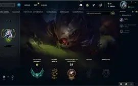 CONTA LOL , PLATINA 2 COM TODAS INFORMAÇÕES !