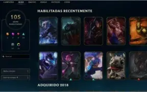 Conta de league of legends