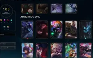 Conta de league of legends