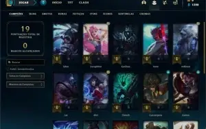 Conta ouro 4 com 23 Champs e 2 Skins