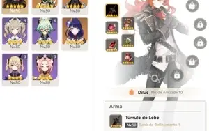 CONTA GENSHIN AR55 3 ARMAS 5⭐(2 DE ASSINATURA)+10 LENDARIOS