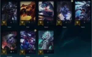 conta lol unraked lvl44 25 skins