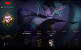 conta lol unraked lvl44 25 skins