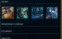 conta lol unraked lvl44 25 skins