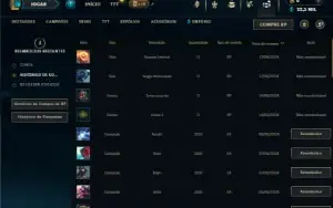 Mestre com 32 Champs e 2 Skins  ( 183 PDL )