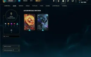 Mestre com 32 Champs e 2 Skins  ( 183 PDL )