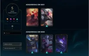 Conta de League of legends diamante 3 smurf