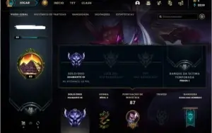Conta de League of legends diamante 3 smurf
