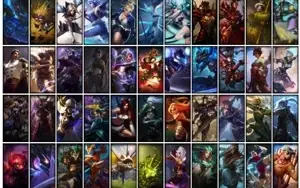 Conta prata 4 com TODOS os champs e 331 Skins + 7 Vitoriosas