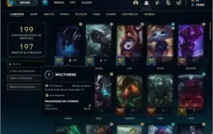 Conta platina 4 com 48 skins e 75 champs ( MAIN SUPORTE )