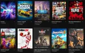Conta Epic Games Com Gta V, Red Dead 2, A Plague Tale, Ark