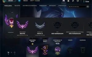 CONTA MESTRE - 164 SKINS - TODOS OS CAMPEÕES