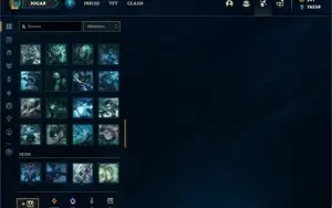 CONTA MESTRE - 164 SKINS - TODOS OS CAMPEÕES