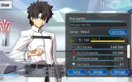Fate/Grand Order - Conta Iniciante