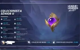 Conta com 112 Skins Wild Rift