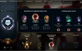 LVL 207 | 182 SKINS | 148 CAMPEÕES
