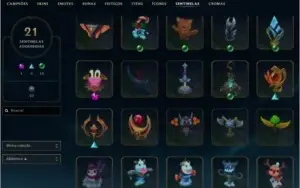 LVL 207 | 182 SKINS | 148 CAMPEÕES