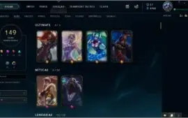 Conta diamante 4 Com 149 skins