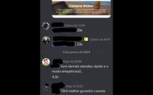 Contato de Fornecedor de Robux