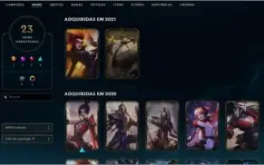 Conta lol smurf 24 skins