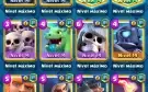 Conta Clash Royal nível 14, experiência nível 50