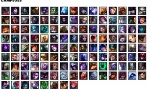 Conta prata 4 com 128 Champs e 112 Skins + 4 Vitoriosas